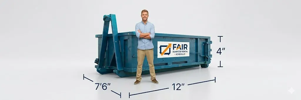 10-Yard-Dumpster