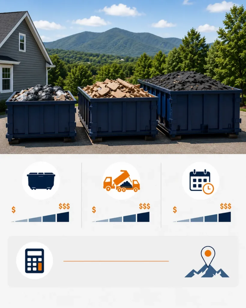 Cost to rent a dumpster in asheville